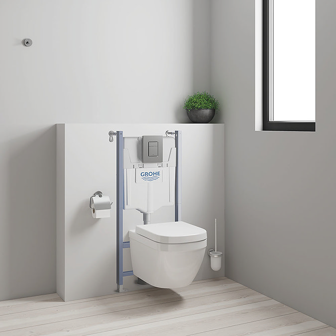 Grohe Solido Euro Ceramic Rimless 6-in-1 Pack - 39889000 Feature Large Image
