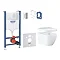 Grohe Solido Euro Ceramic Rimless 6-in-1 Pack - 39889000  In Bathroom Large Image
