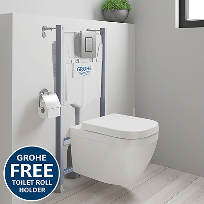 Grohe Solido Euro Ceramic Rimless 6-in-1 Pack