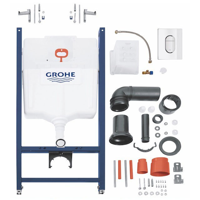 Grohe Solido Euro / Small Plate Complete WC 5 in 1 Pack  In Bathroom Large Image