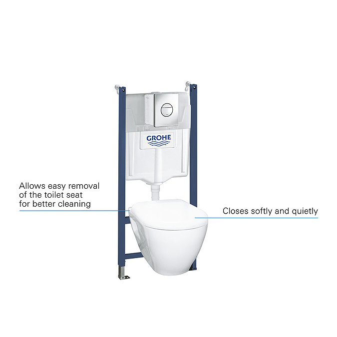 Grohe Solido Nova Cosmopolitan Complete WC 4 in 1 Pack - 38950000  Feature Large Image