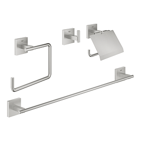 Grohe Star Cube 4-in-1 Accessories Set - Supersteel