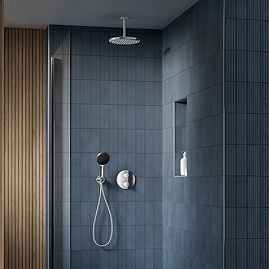 Grohe Start Concealed 2 Outlet Shower System with Ceiling Mounted Vitalio Start 250