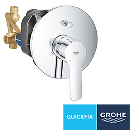 Grohe QuickFix Start Concealed Single Lever Bath Shower Mixer - 23558002 Medium Image