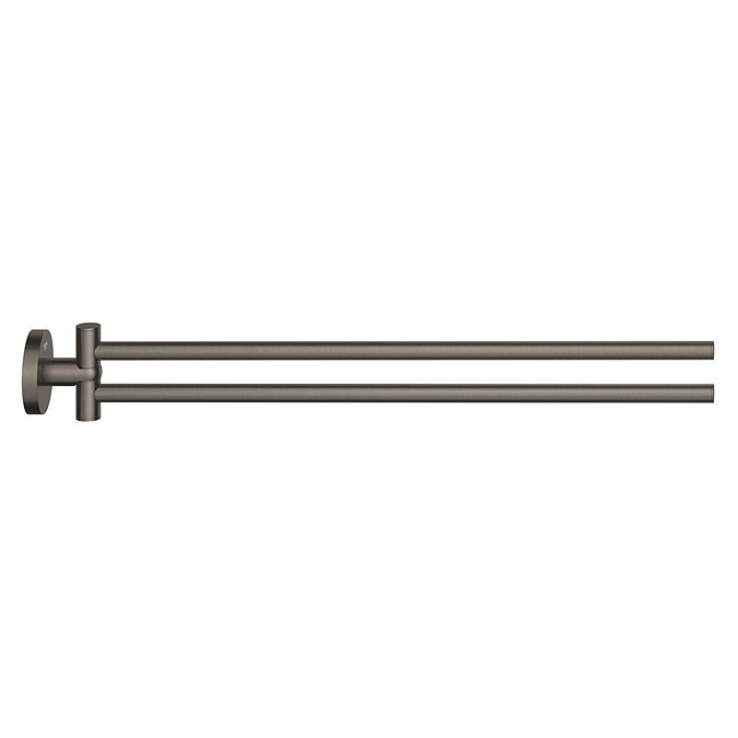 Grohe Start Double Towel Bar - Brushed Anthracite