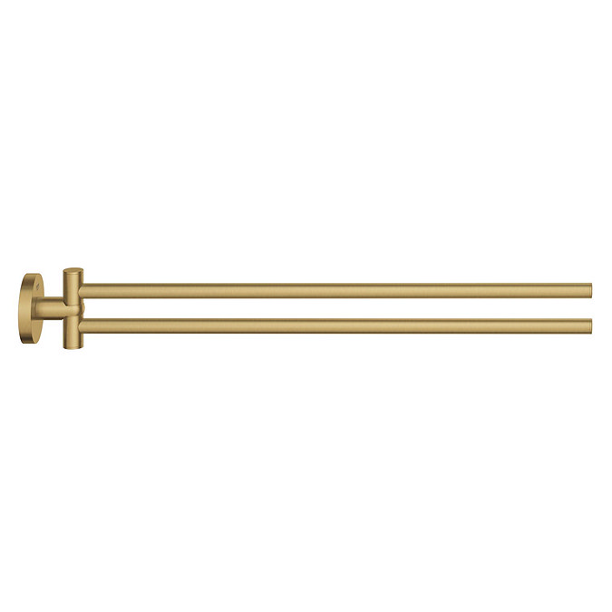 Grohe Start Double Towel Bar - Brushed Gold
