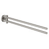 Grohe Start QuickFix Double Towel Bar - Supersteel