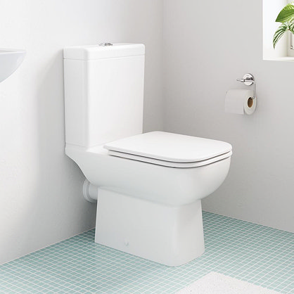 Grohe Start Edge Close Coupled Toilet with Soft Close Seat (Bottom Inlet)