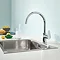 Grohe QuickFix Start Edge Single Lever Kitchen Sink Mixer - 31866000  Feature Large Image