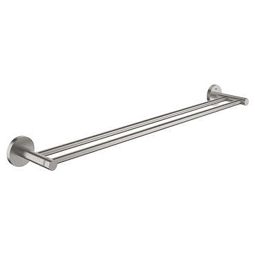 Grohe Start QuickFix Double 600mm Towel Rail - Supersteel