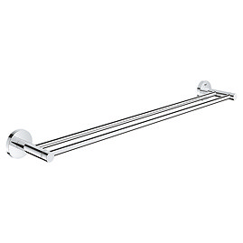 Grohe Start QuickFix Double 600mm Towel Rail - Chrome