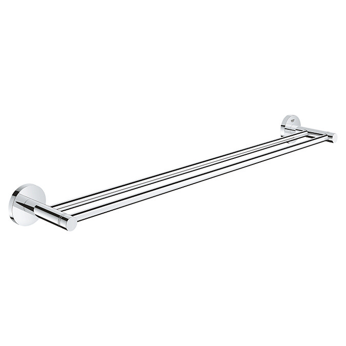 Grohe Start QuickFix Double 600mm Towel Rail - Chrome