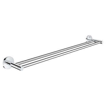 Grohe Start QuickFix Double 600mm Towel Rail - Chrome
