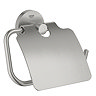 Grohe Start QuickFix Toilet Paper Holder with Cover - Supersteel
