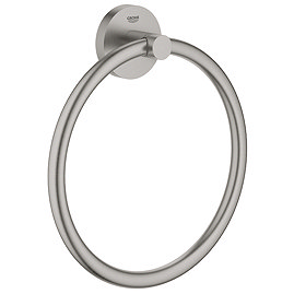 Grohe Start QuickFix Towel Ring - SuperSteel