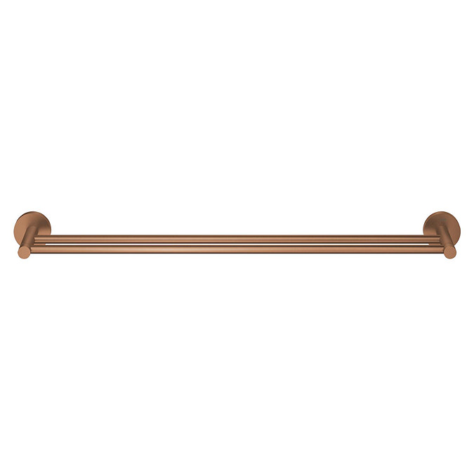 Grohe Start QuickFix Double 600mm Towel Rail - Brushed Bronze