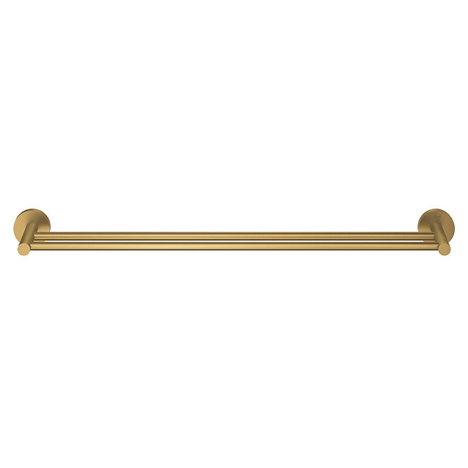 Grohe Start QuickFix Double 600mm Towel Rail - Brushed Gold