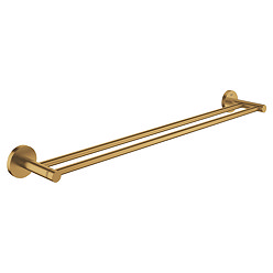 Grohe Start QuickFix Double 600mm Towel Rail - Brushed Gold