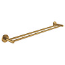 Grohe Start QuickFix Double 600mm Towel Rail - Brushed Gold
