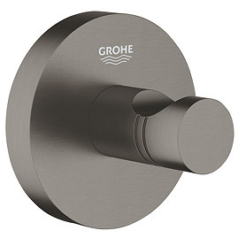Grohe Start QuickFix Robe Hook - Brushed Anthracite