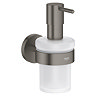 Grohe Start QuickFix Soap Dispenser with Holder - Brushed Anthracite