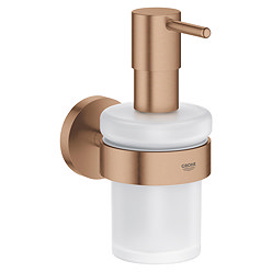 Grohe Start QuickFix Soap Dispenser with Holder - Brushed Bronze