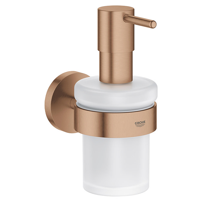 Grohe Start QuickFix Soap Dispenser with Holder - Brushed Bronze