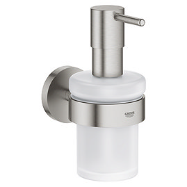 Grohe Start QuickFix Soap Dispenser with Holder - Supersteel