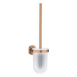 Grohe Start QuickFix Toilet Brush Set - Brushed Bronze