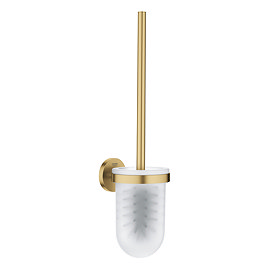 Grohe Start QuickFix Toilet Brush Set - Brushed Gold