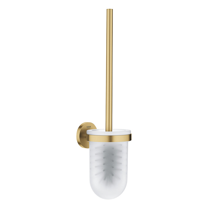 Grohe Start QuickFix Toilet Brush Set - Brushed Gold