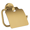 Grohe Start QuickFix Toilet Paper Holder with Cover - Brushed Gold