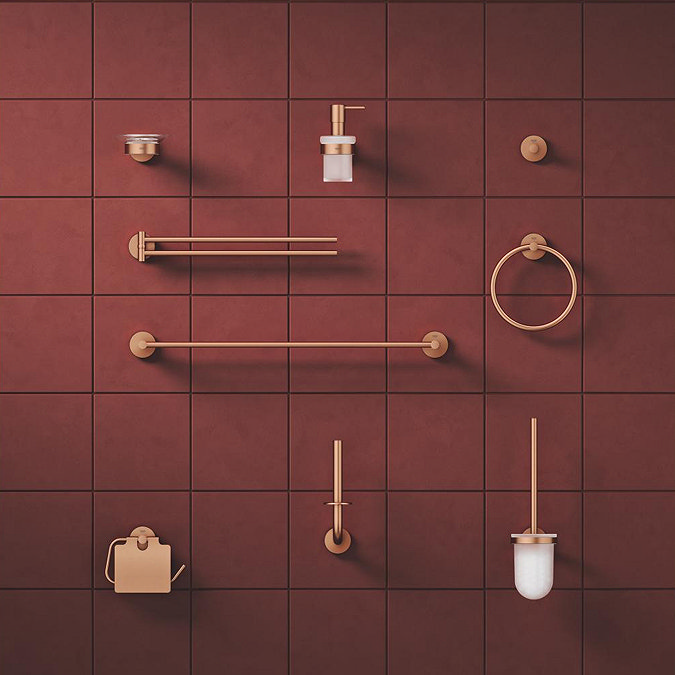 Grohe Start QuickFix Towel Ring - Brushed Bronze