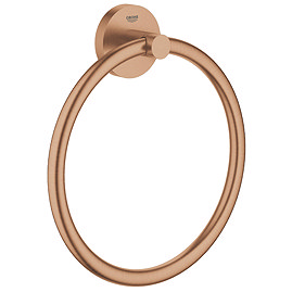 Grohe Start QuickFix Towel Ring - Brushed Bronze
