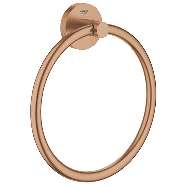 Grohe Start QuickFix Towel Ring - Brushed Bronze