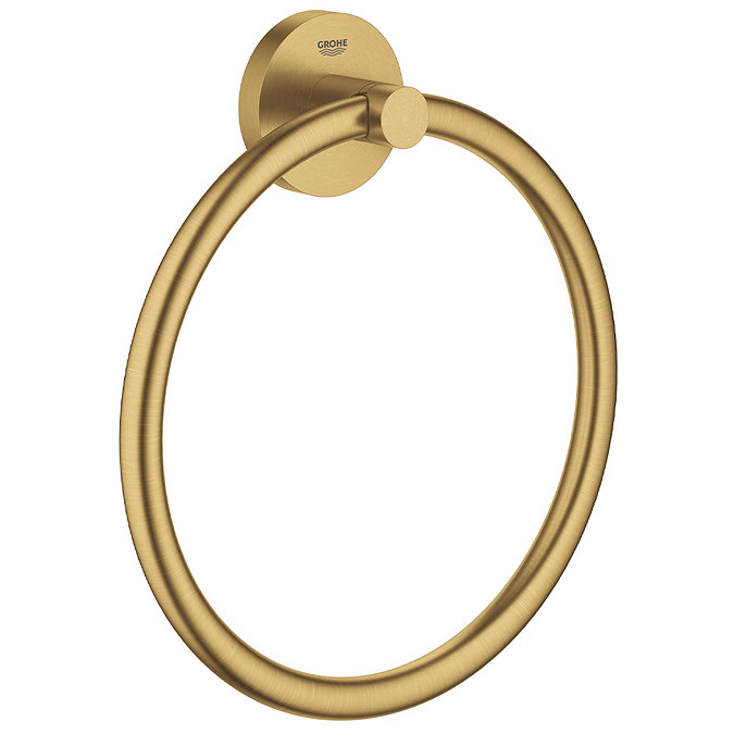 Grohe Start QuickFix Towel Ring - Brushed Gold