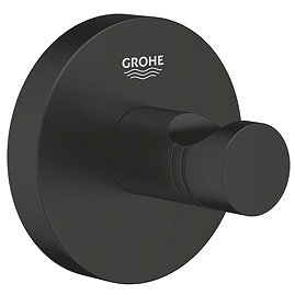 Grohe Start QuickFix Robe Hook - Matt Black