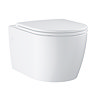 Grohe Start Round Ceramic Wall Hung Pan with Soft close Seat