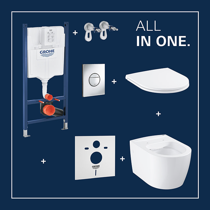 Grohe Start Round Complete WC 5 in 1 Pack