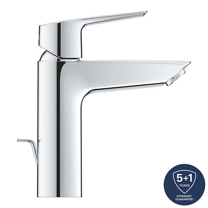 Grohe Start SilkMove ES M-Size Mono Basin Mixer with Pop-up Waste - 23552002  Profile Large Image