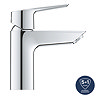 Grohe QuickFix Start SilkMove ES S-Size Mono Basin Mixer with Push-Open Waste - 23551002  In Bathroom Large Image