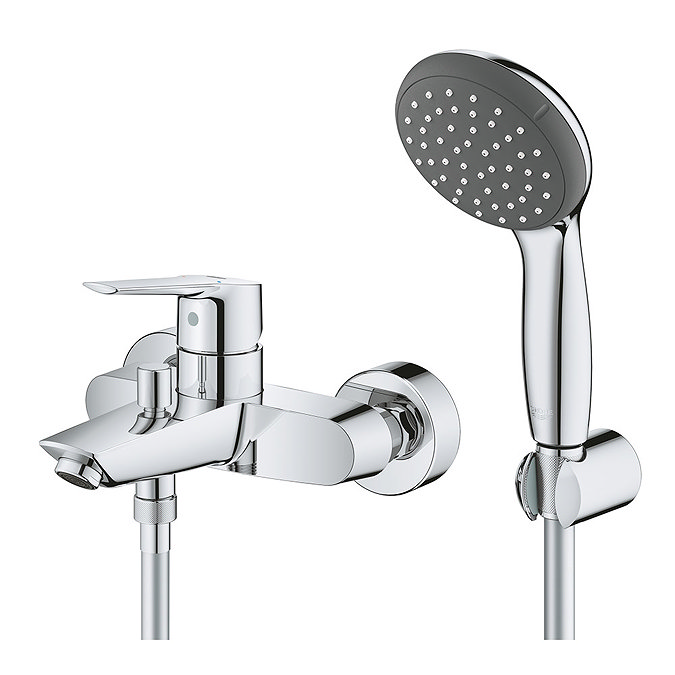 Grohe Start Wall Mounted Bath Shower Mixer and Kit - 23413002  Feature Large Image