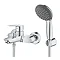 Grohe Start Wall Mounted Bath Shower Mixer and Kit - 23413002  Feature Large Image