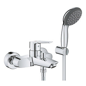 Grohe Start Wall Mounted Bath Shower Mixer and Kit - 23413002 Large Image