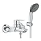 Grohe Start Wall Mounted Bath Shower Mixer and Kit - 23413002 Large Image