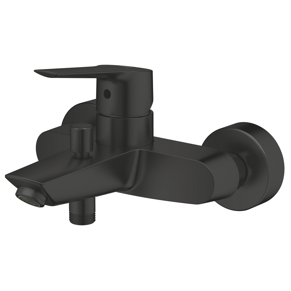 Grohe Start Wall Mounted Bath Shower Mixer - Matt Black