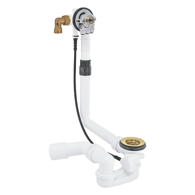 Grohe Talentofill Inlet Bath Pop-Up Waste with Filler for Standard Bath - Brushed Gold