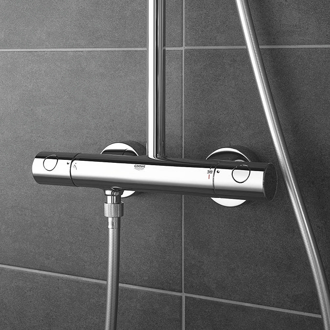 Grohe Tempesta Cosmopolitan 210 Thermostatic Shower System - 27922001  In Bathroom Large Image