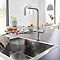 Grohe U-Spout Blue Home Duo Starter Kit - Stainless Steel - 31456DC0  Feature Large Image