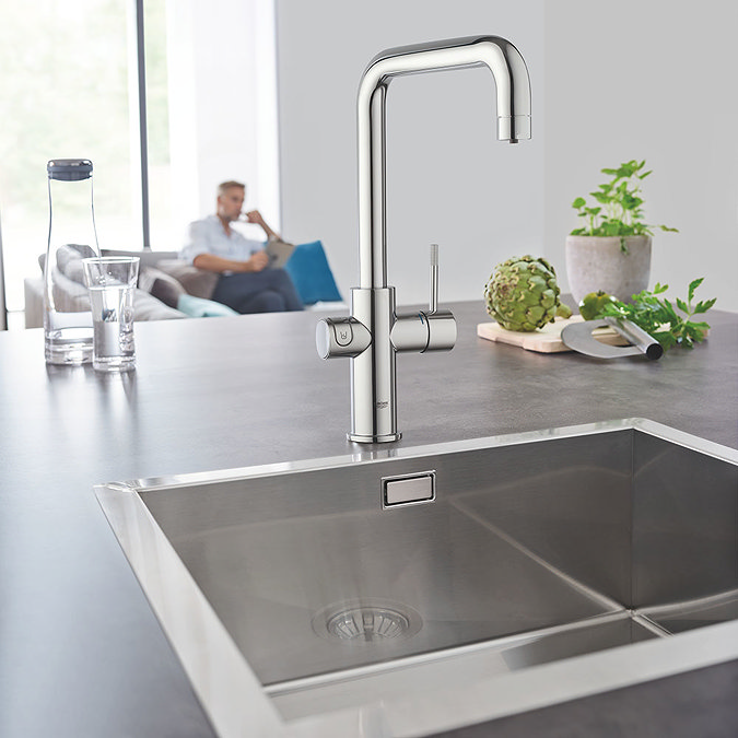 Grohe U-Spout Blue Home Starter Kit - 31456001 Profile Large Image